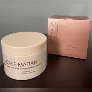 Josie Maran Argan cake and coffee whipped body polish . Toning Treatment 10oz